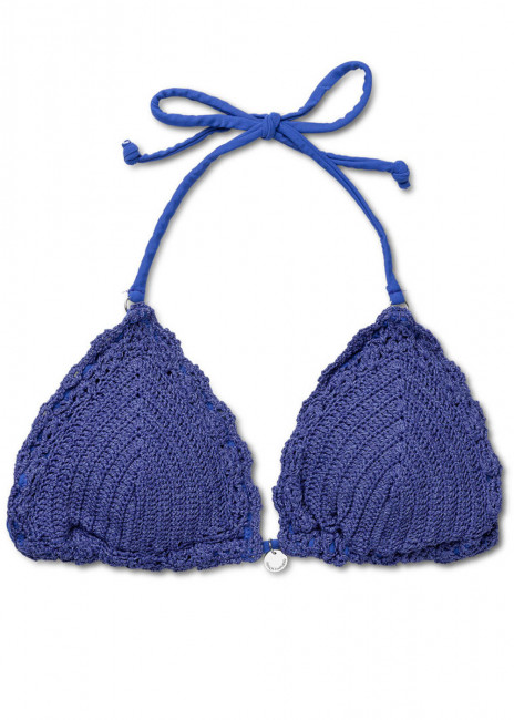 Panos Emporio Crochet Galathea bikiniöverdel A-D kupa blå