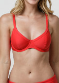 Abecita Alanya plunge bikiniöverdel B-E kupa röd
