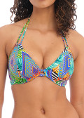 Freya Swim Cala Palma halterneck bikiniöverdel D-H kupa multi