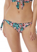 Freya Swim Water Meadow bikiniunderdel med sidknytning XS-XL mönstrad