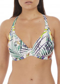 Fantasie Swim Playa Blanca bikiniöverdel plunge D-M kupa mönstrad