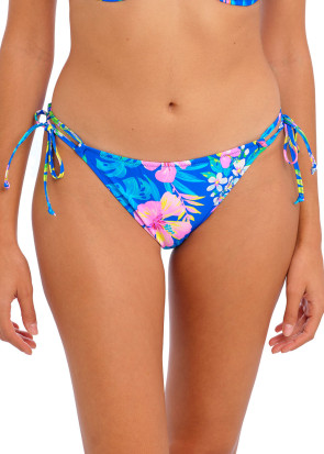 Freya Swim Hot Tropics Blue bikiniunderdel med sidknytning XS-XL