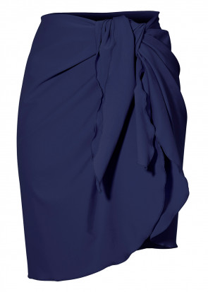 Damella sarong one size marinblå