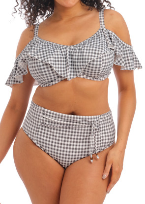 Elomi Swim Checkmate bikiniöverdel E-L kupa mönstrad