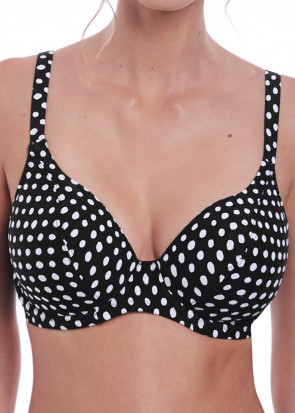 Fantasie Swim Santa Monica bikiniöverdel plunge D-M kupa mönstrad