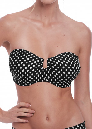 Fantasie Swim Santa Monica bikiniöverdel bandeau D-I kupa mönstrad