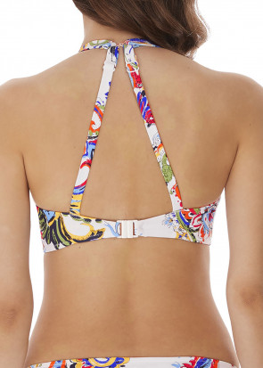Freya Swim Rococo bikiniöverdel högt apex D-M-kupa mönstrad