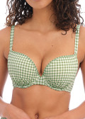 Freya Swim Check In formpressad bikiniöverdel D-J kupa mönstrad