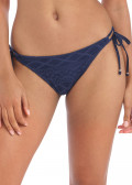 Freya Swim Sundance bikiniunderdel med sidknytning XS-XL blå