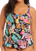 Elomi Swim Tropical Falls Black bygelfri tankini 42-52