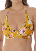 Fantasie Swim Florida Keys bikiniöverdel halterneck D-K-kupa gul