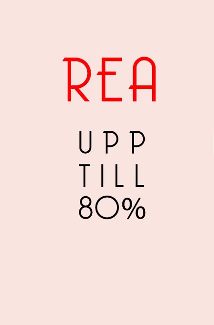 Rea upp till 80%